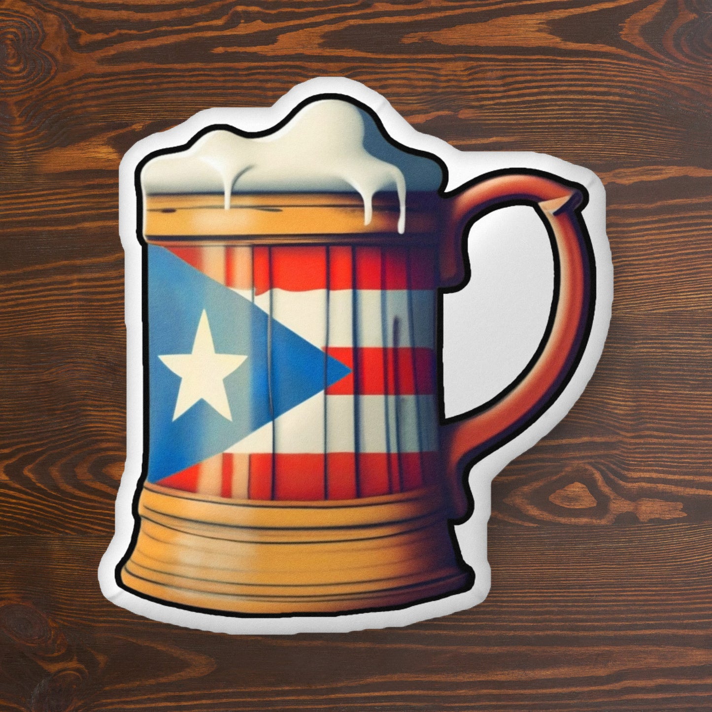 PR Beer Mug-shaped pillow