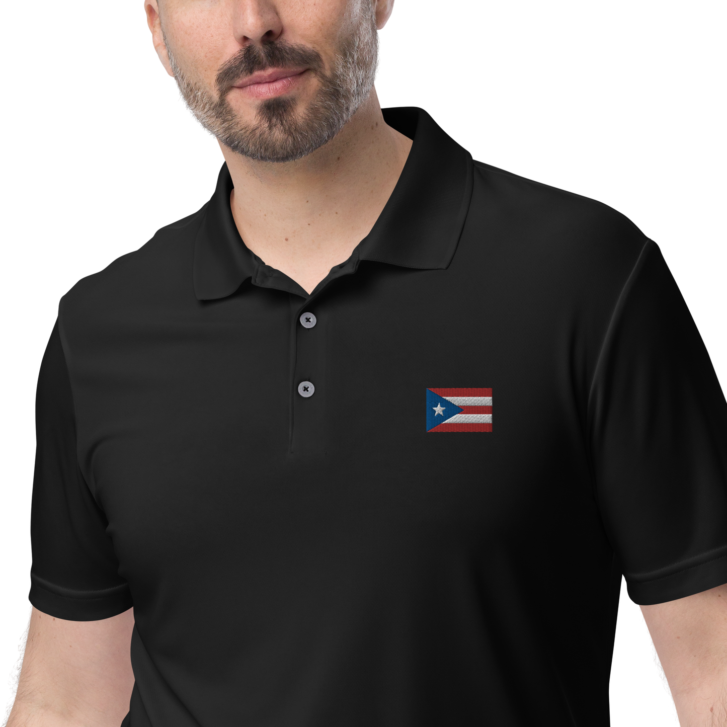 Adidas® PR flag performance polo shirt